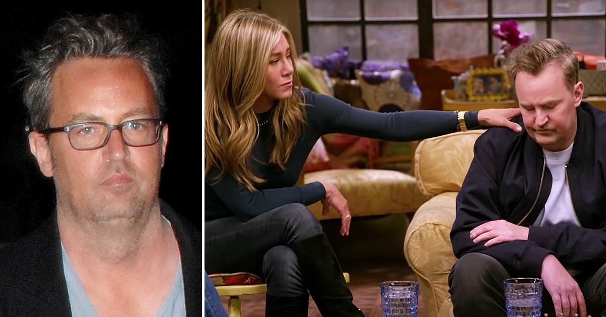 matthew perry friends worried actorabout to implode following shocking friends reunion split from fiancee ok