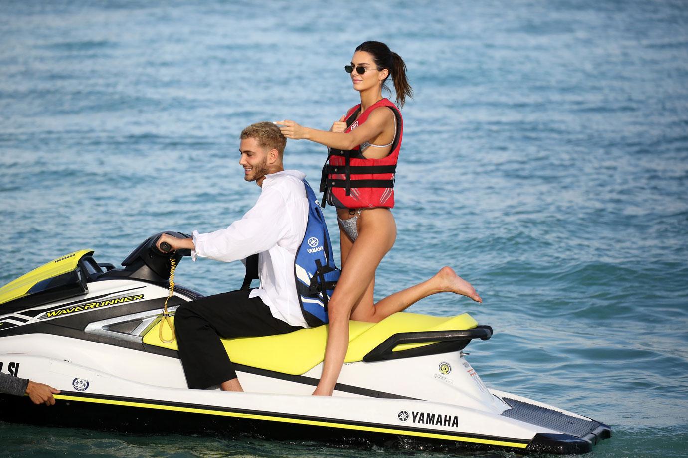 Kendall Jenner Jetskiing With Fai Khadra