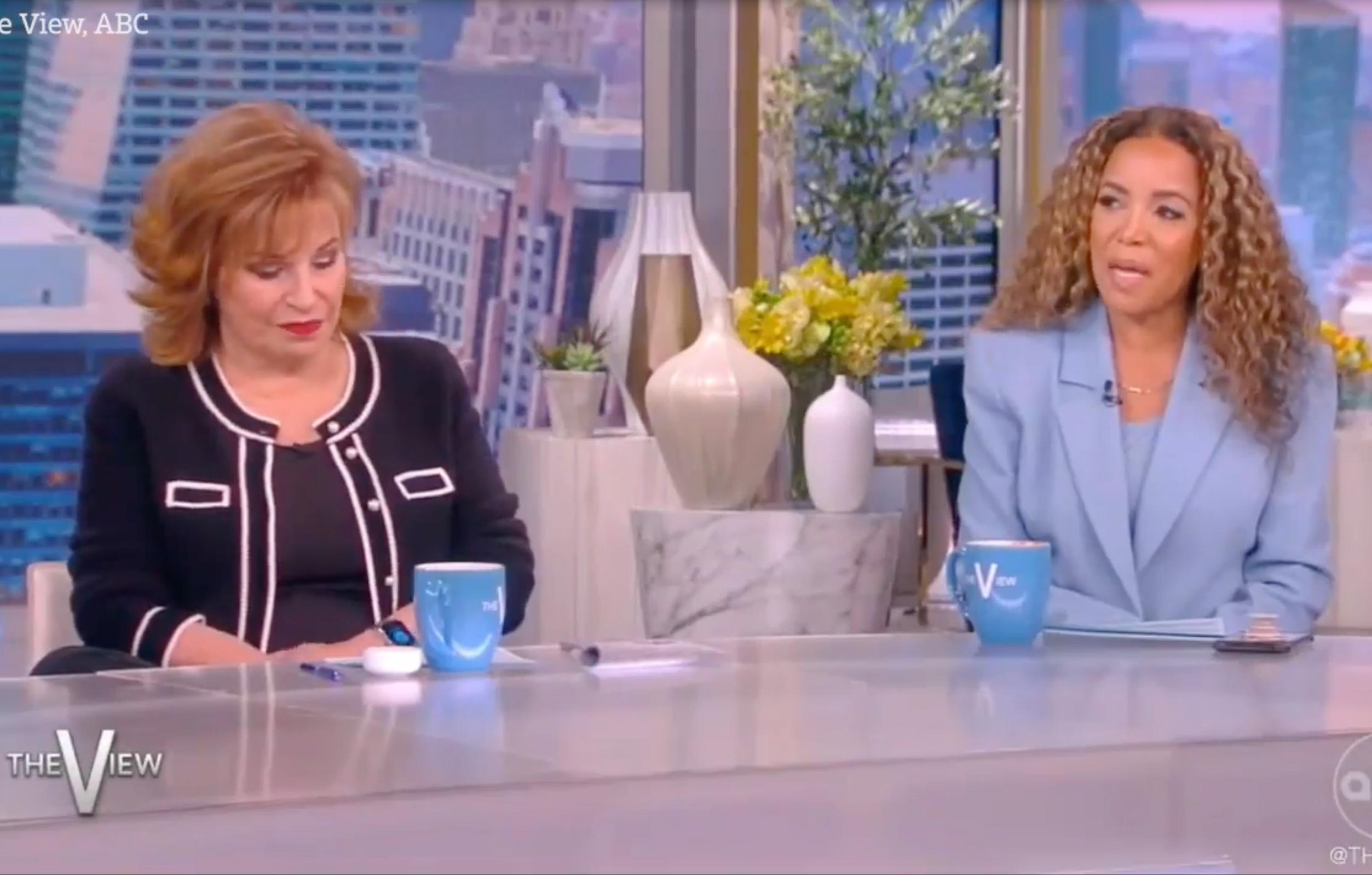 the views joy behar throws shade at whoopi goldberg after mindless behavior