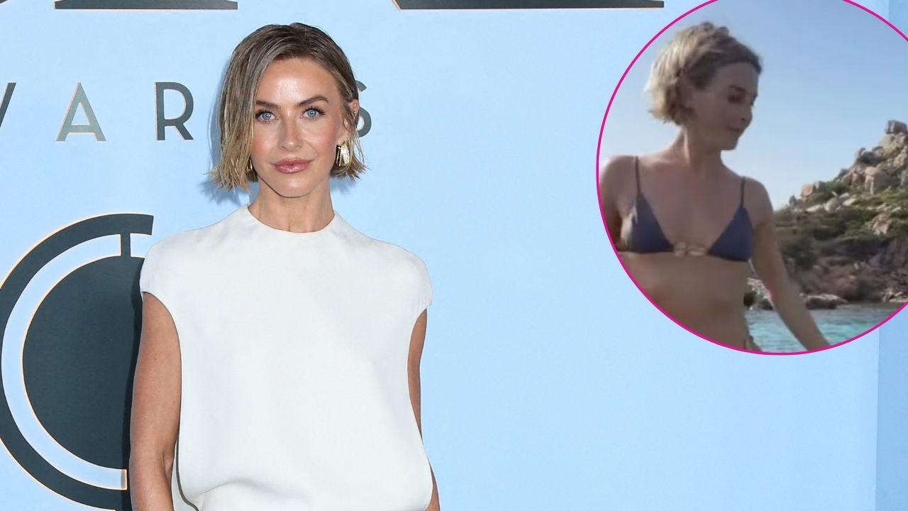 Image of Julianne Hough showed off her athleticism in the recent video.  