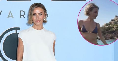 Image of Julianne Hough showed off her athleticism in the recent video.