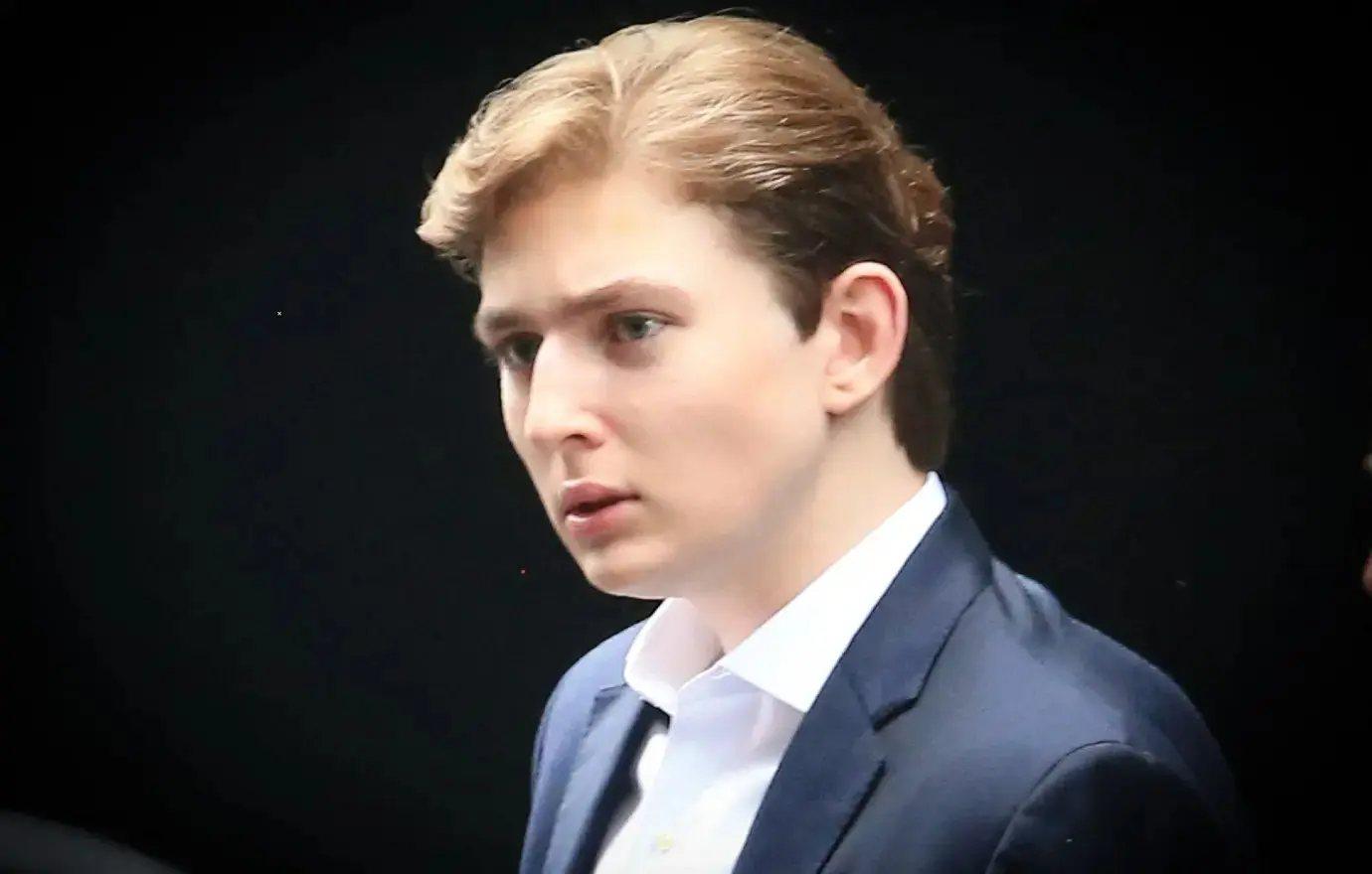 donald trump doesnt think son barron girlfriend being alone