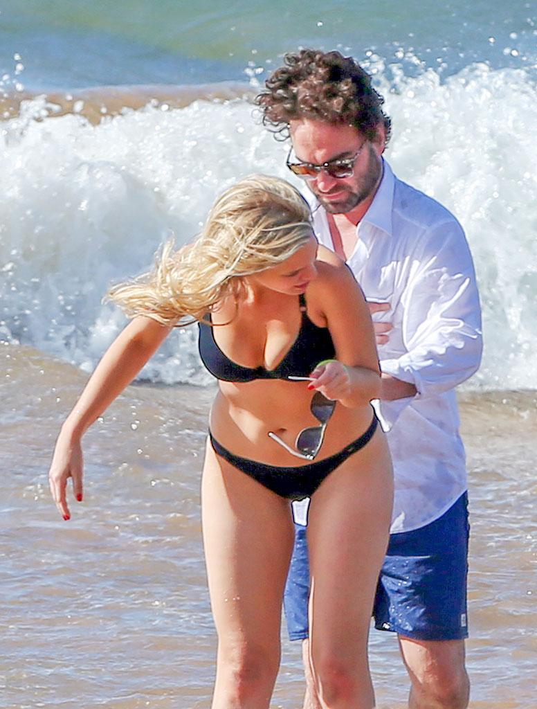 Johnny Galecki Goes Shirtless In PDAFest With Girlfriend Ariella Nicole
