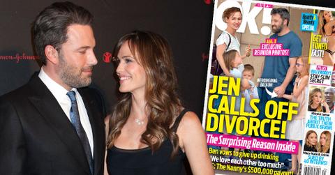 Ben affleck jennifer garner back together