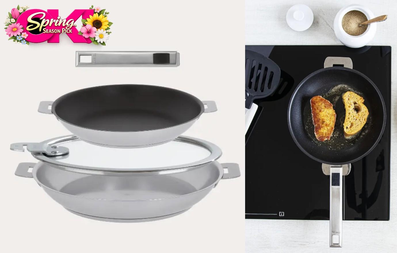 cristel frying pan set spring choice
