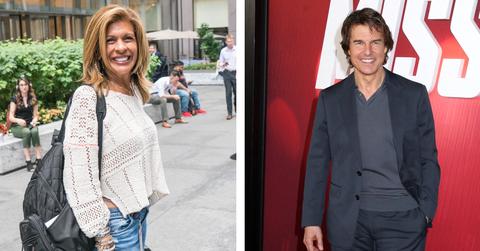 Composite photo of Hoda Kotb and Tom Cruise.