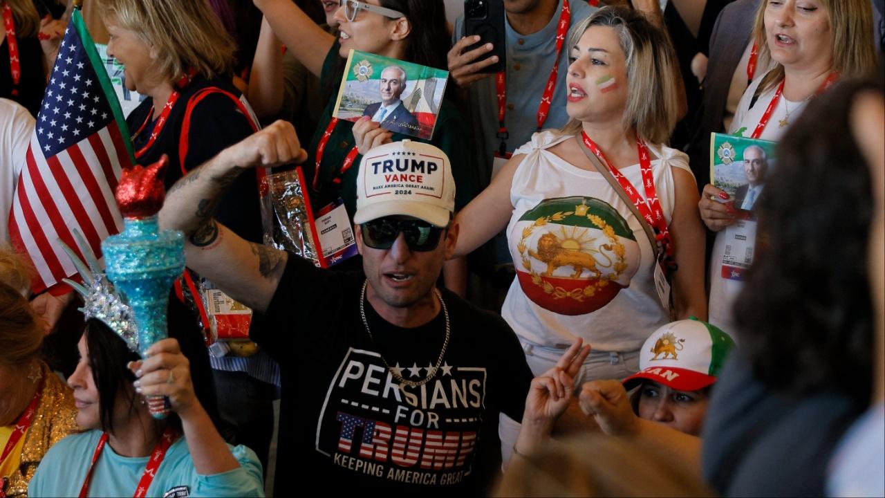 MAGA Iranians celebrating Iran War