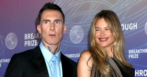 photo of Adam Levine and Behati Prinsloo