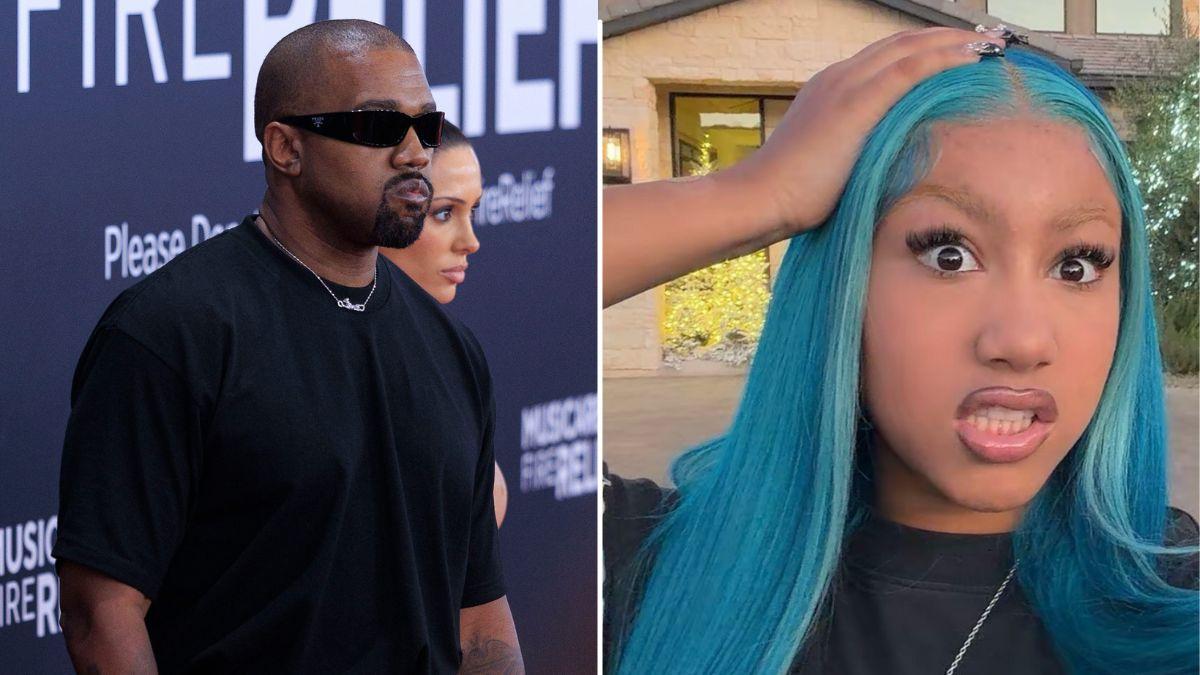 Photo of Kanye and North West