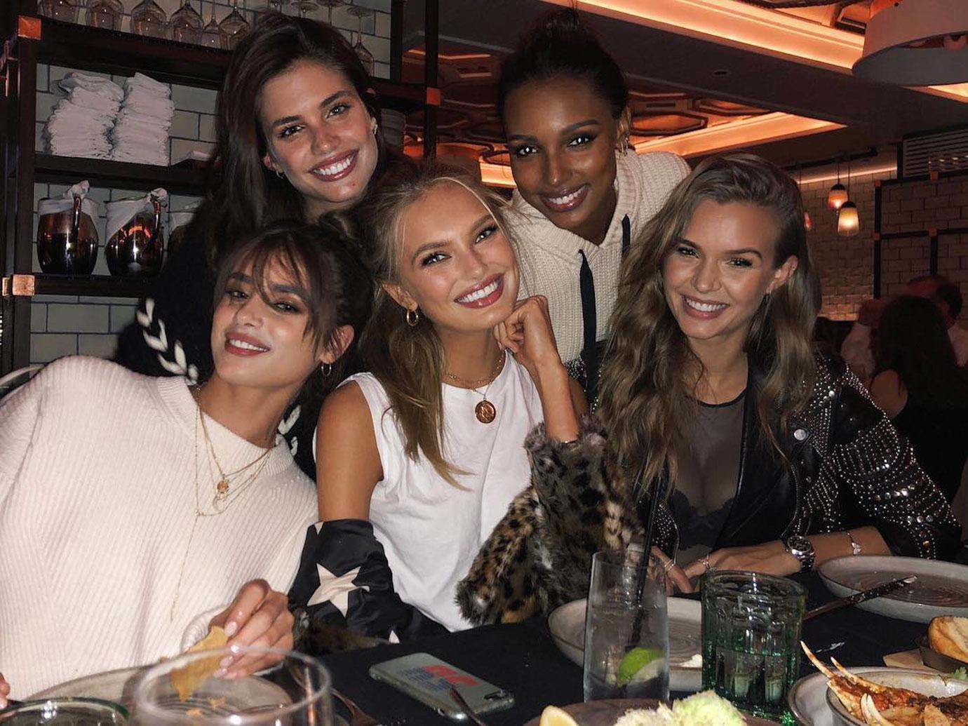 Romee Strijd Jasmine Tookes Josephine Skriver Taylor Hill and Sara Sampaio at Legasea at Moxy Times Square_Courtesy of josephineskriver