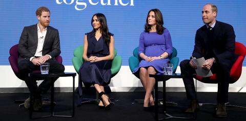 prince william insisted participating walkabout with prince harry meghan markle