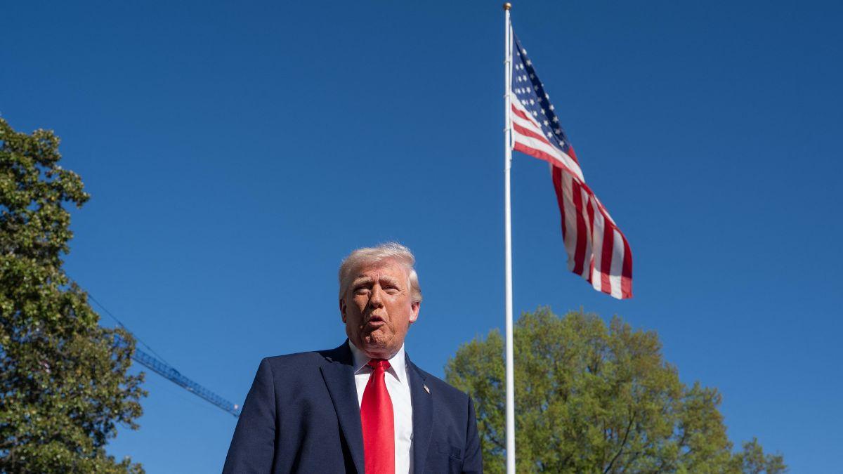 image of Donald Trump said people were 'confused' over the post.