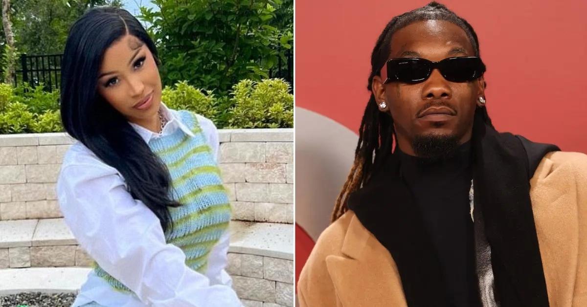 Composite photo of Cardi B and Offset