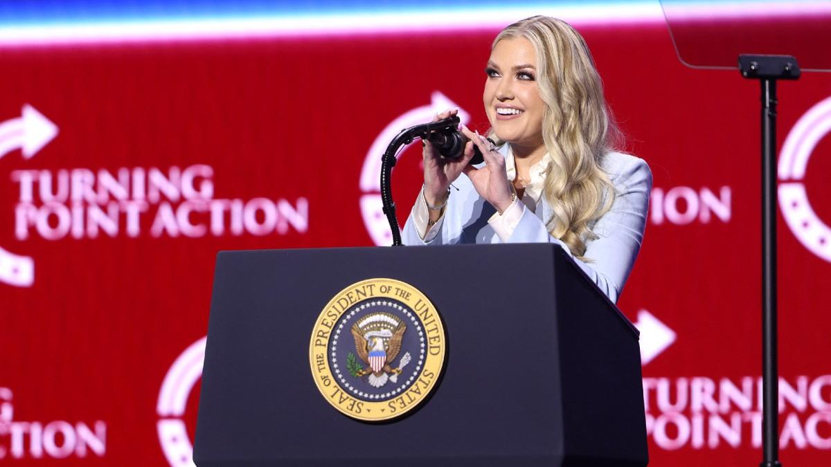image of Earlier in April, Erika opted not to attend a Turning Point USA event at the University of Georgia.
