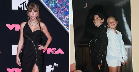 taylor swifts old friend photos playing sandy production grease