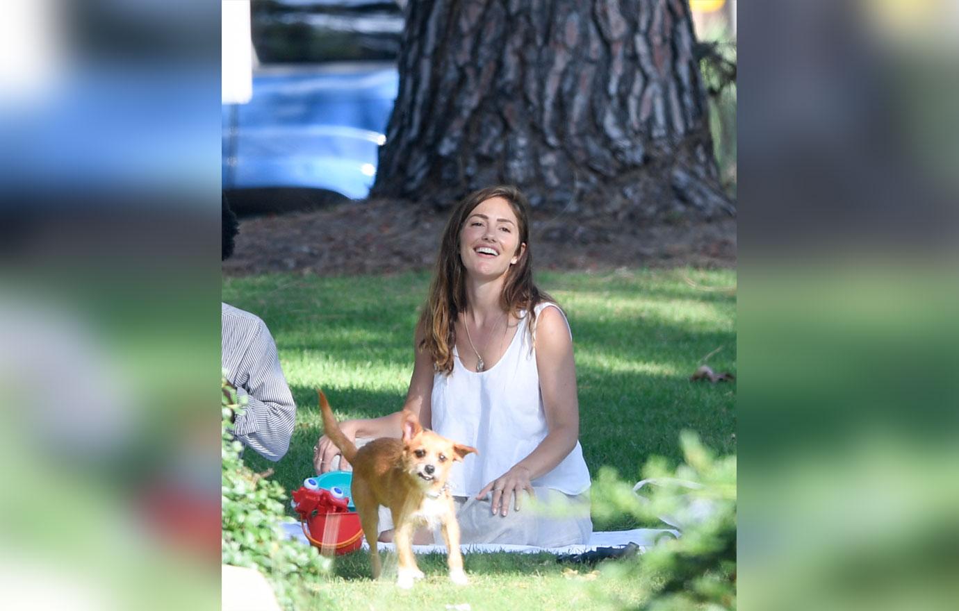 Minka kelly dog in the park