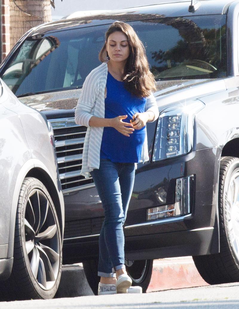 mila kunis pregnant baby boy due date