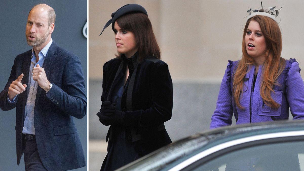 Image of Prince William is allegedly changing his long-term plans for Princesses Eugenie and Beatrice.