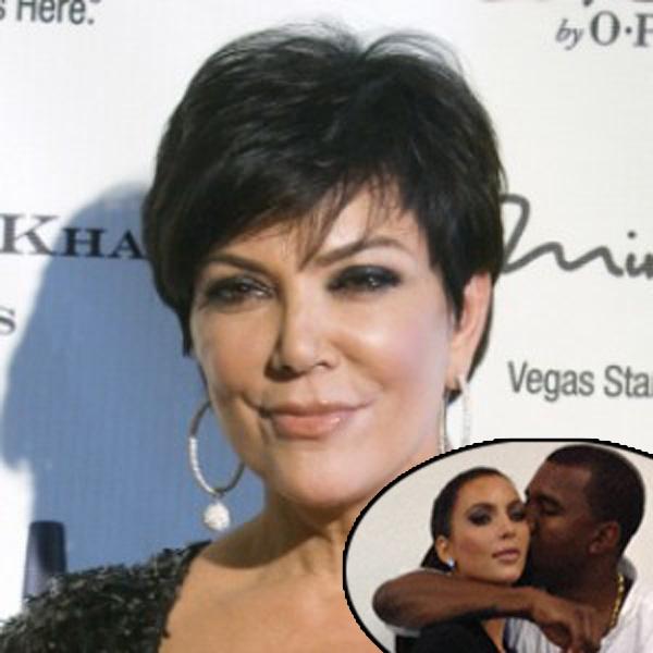 Kim Kardashian Kanye West Wedding Kris jenner Annoyed 1