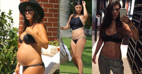 Kourtney kardashian weight loss baby 01