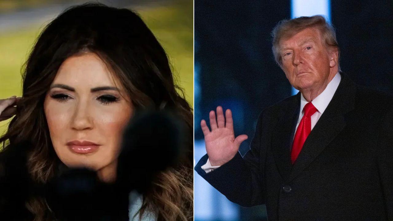 Image of Donald Trump appointed Kristi Noem to the Shield of the Americas initiative.