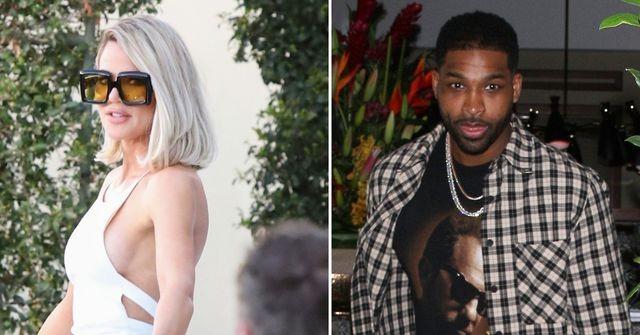 Khloe Kardashian reveals more intimate pregnancy pics as she wears black  lace lingerie to pose with boyfriend Tristan Thompson