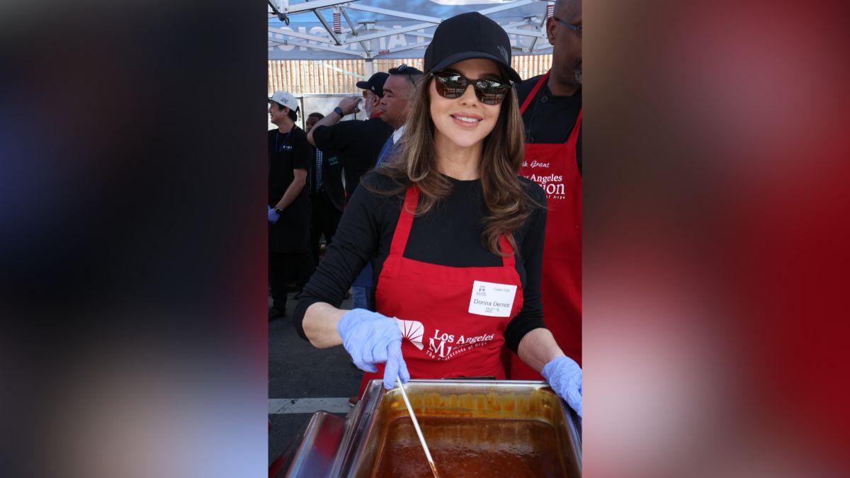 Image of Donna D'Errico was homeless before she found fame.