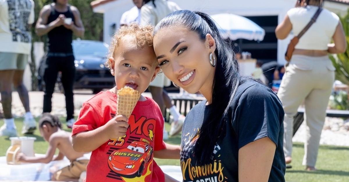 Photo of Bre Tiesi and her son, Legendary.