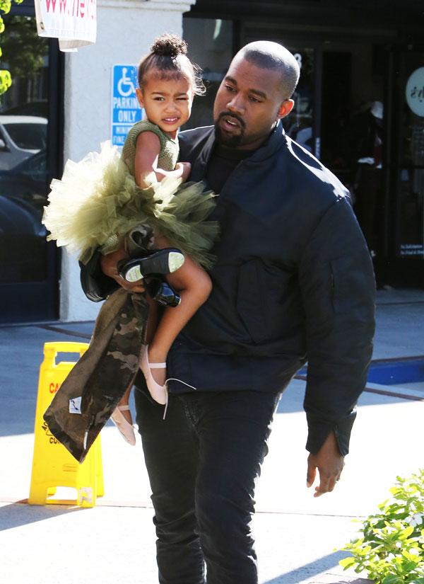 Side Eye! Kanye West Is An 'Annoying Dad' As North Throws Him Serious ...