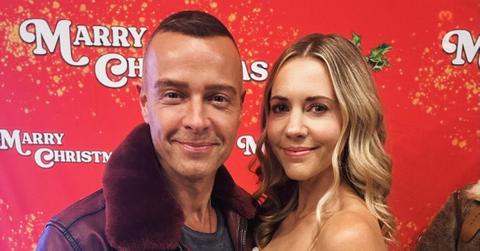 Photo of Joey Lawrence and Samantha Cope.