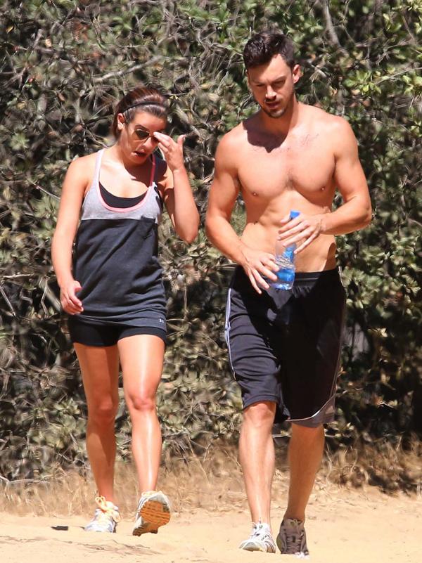 Lea michele hiking