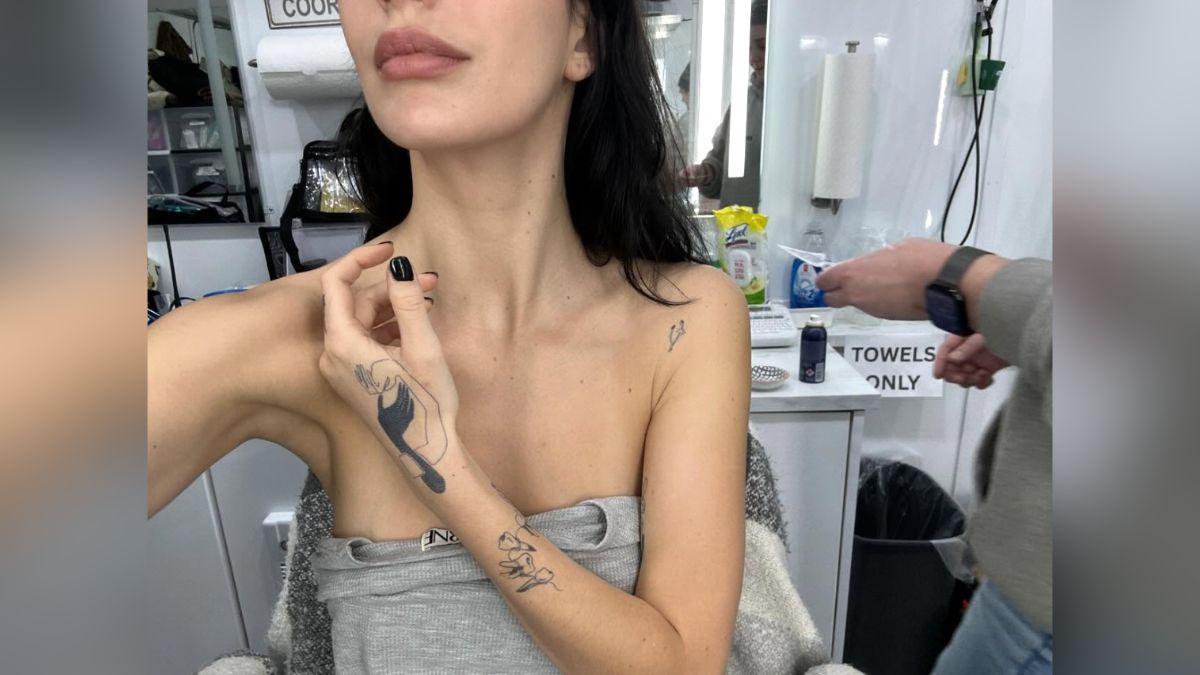 Image of Camila Morrone almost went topless.