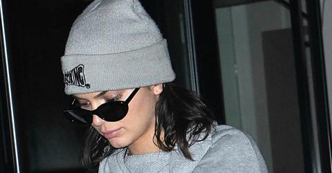Kendall Jenner Wears Grey on a Night out in Manhattan