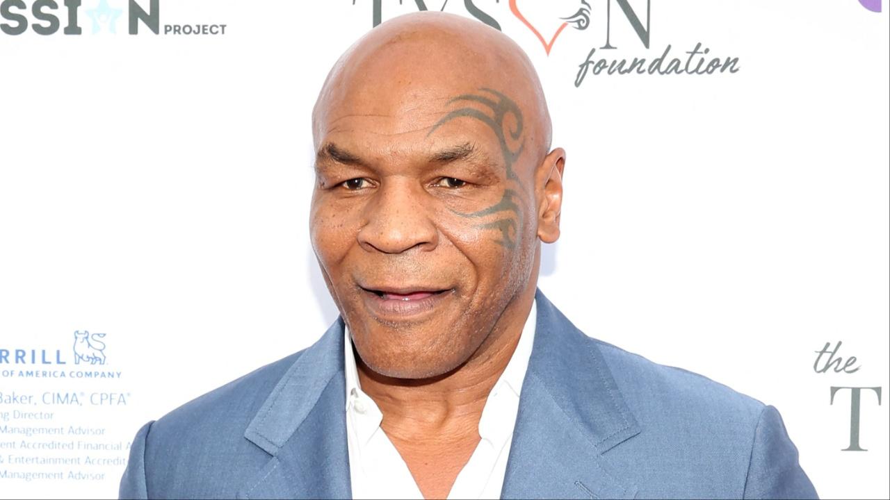 Mike Tyson at the red carpet.