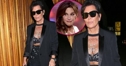 Kris jenner wearing bra no comment caitlyn espys