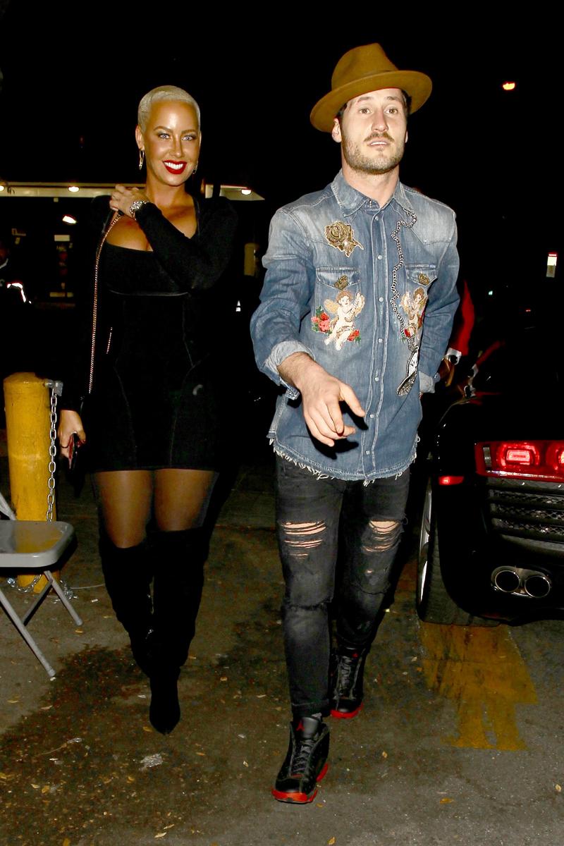 Amber Rose Val Chmerkovskiy Dating Wardrobe Malfunction