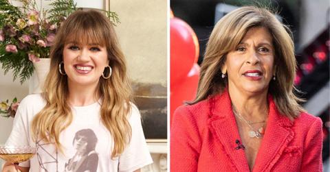 Photo of Kelly Clarkson and Hoda Kotb