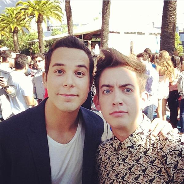 Skylar Astin and Kevin McHale Teen Choice Awards