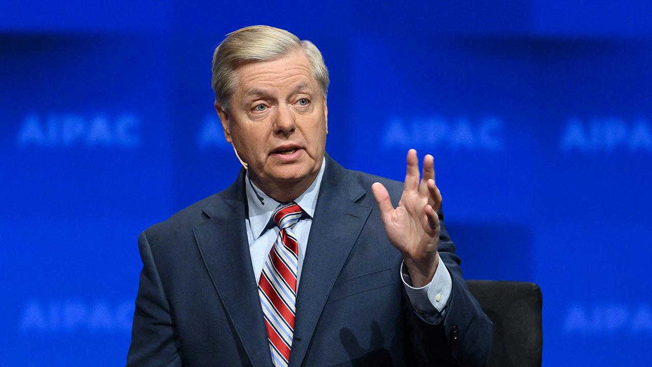 photo of Lindsey Graham joked with the Israeli prime minister about getting paid for his advice.
