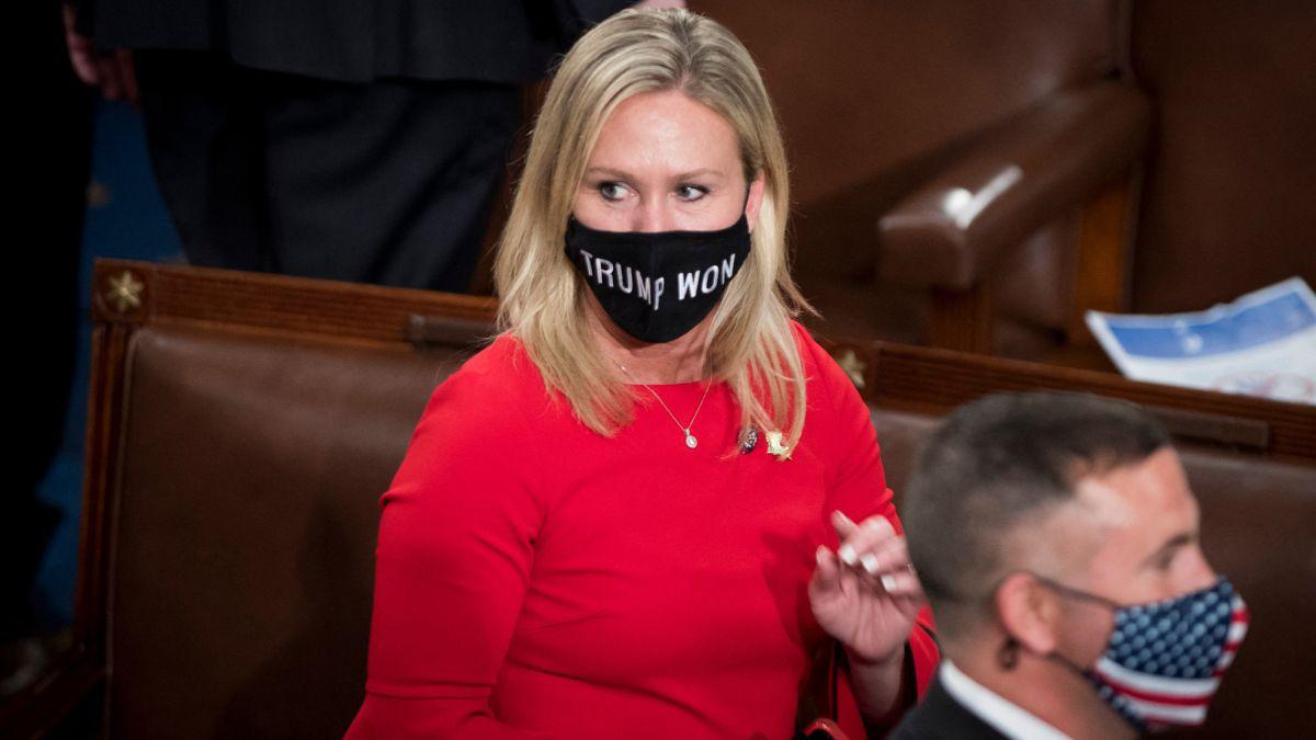 Image of MTG was a staunch ally of President Donald Trump during his first term.