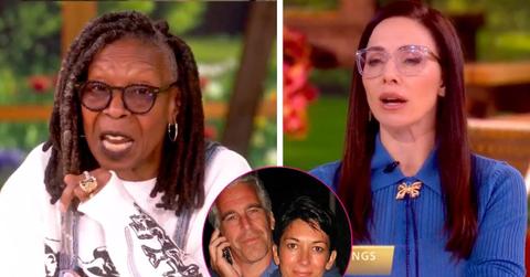 Composite photo of Whoopi Goldberg, Whitney Cummings and Ghislaine Maxwell