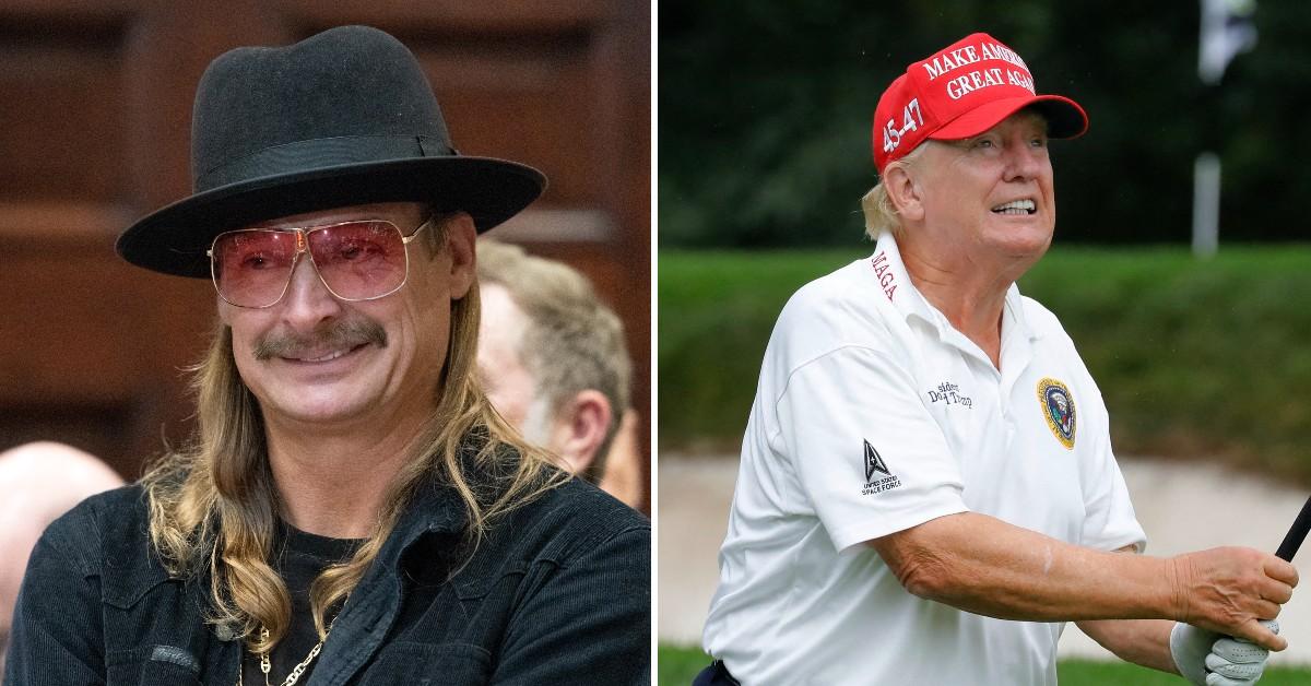 kid rock supports donald trump cheats golf game likes win pp