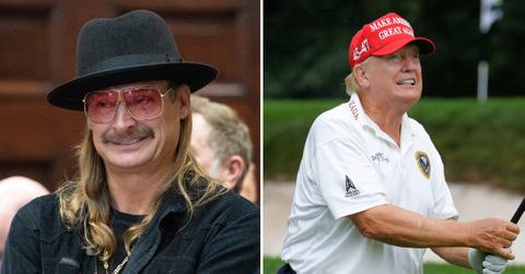 kid rock supports donald trump cheats golf game likes win pp