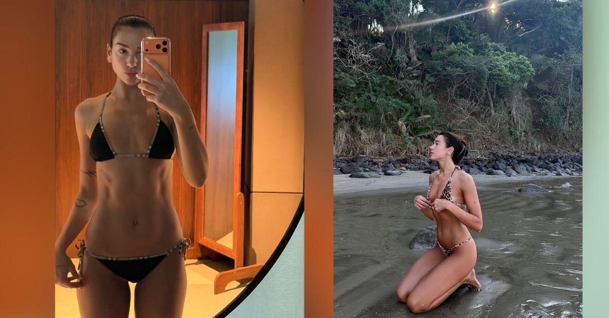 image of Dua Lipa shared bikini photos from her Mexico vacation.