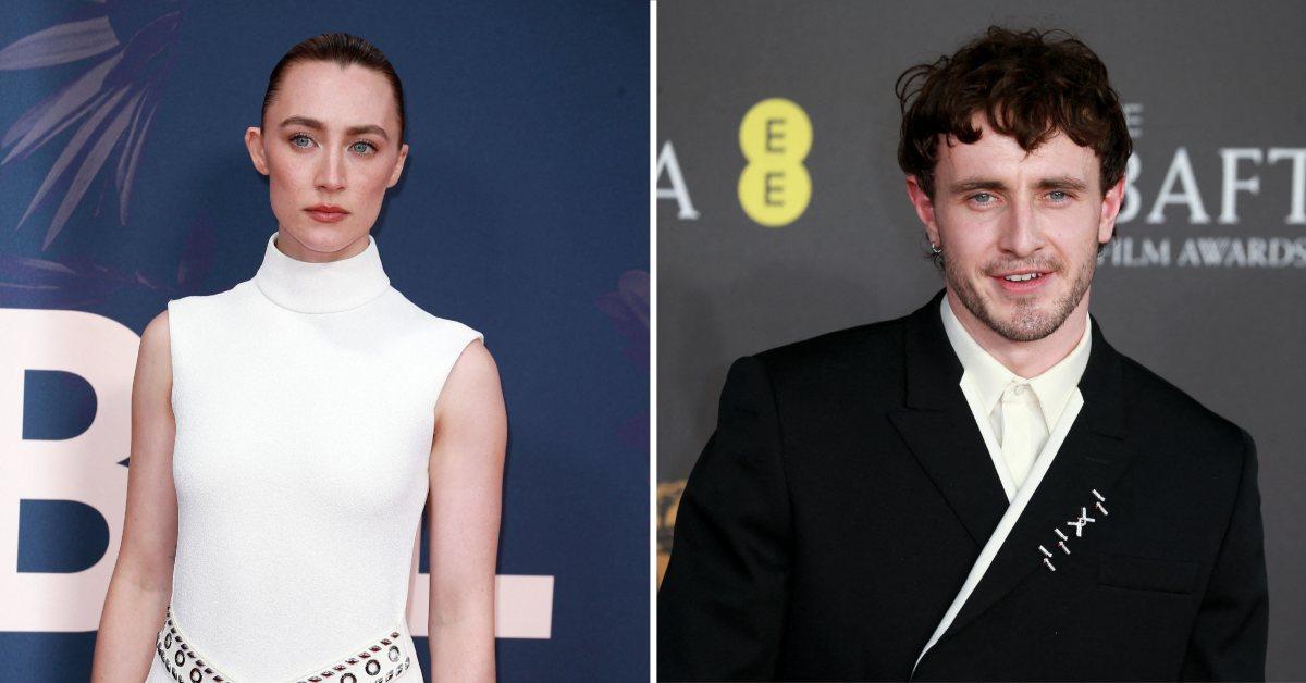 Composite photo of Saoirse Ronan and Paul Mescal