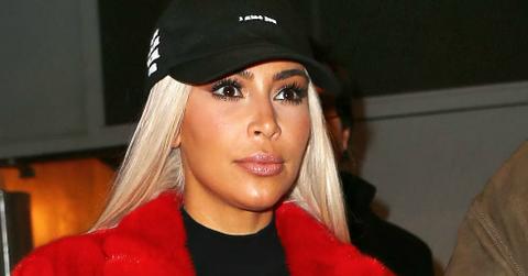 kim kardashian blonde hair post baby body