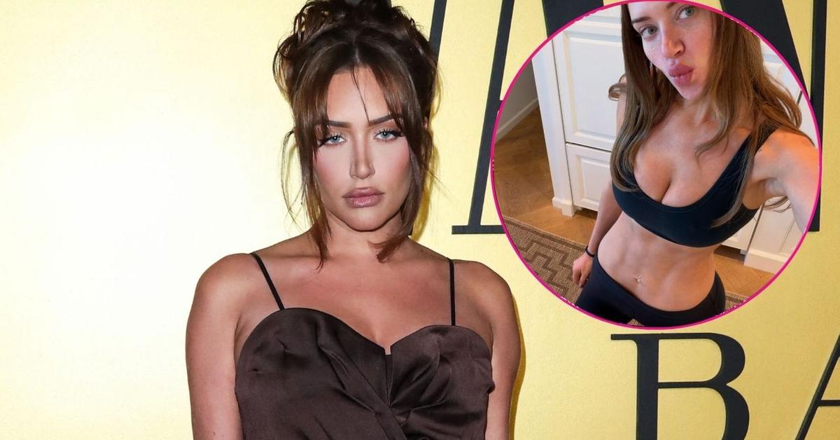 Makeup-Free Stassie Karanikolaou Flaunts Flat Abs in Sports&hellip;