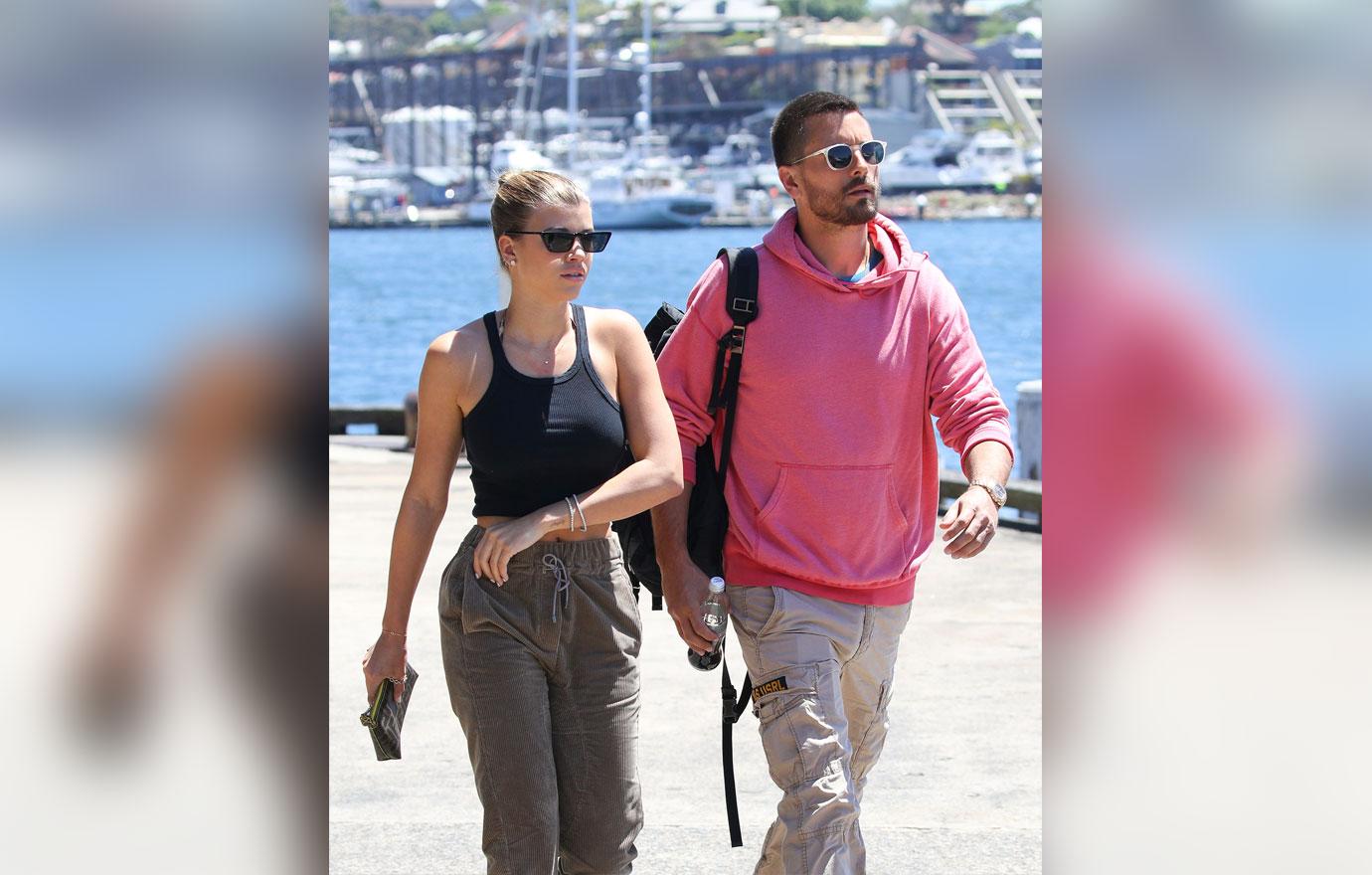 Scott Disick and Sofia Richie enjoy the sunshine in Sydney