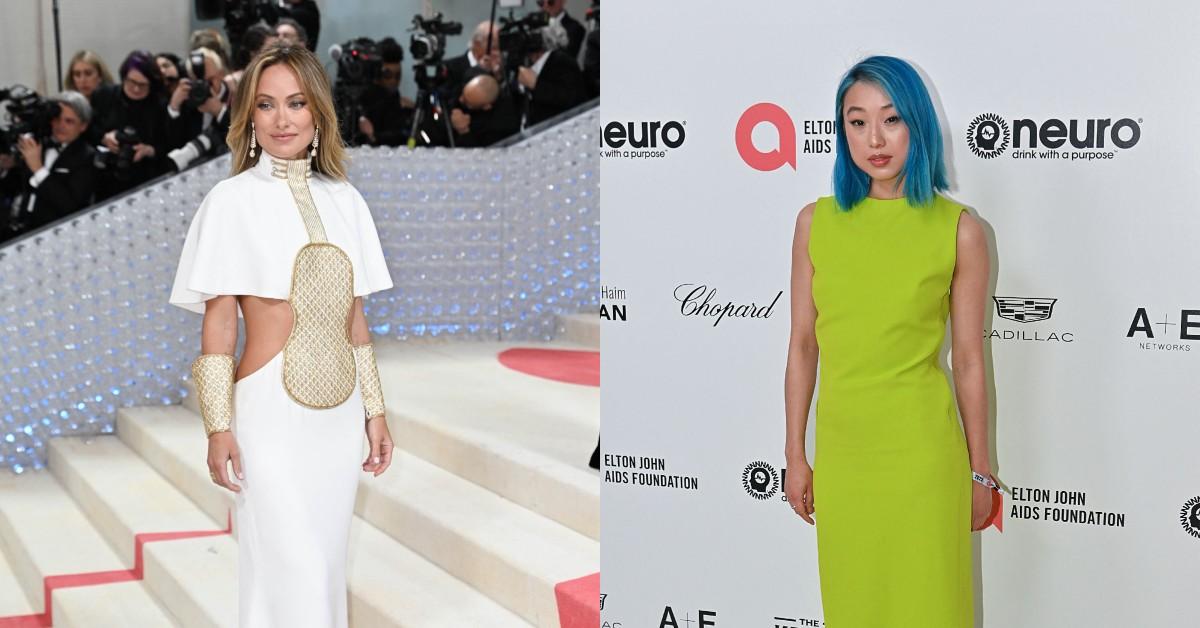 Olivia Wilde & Margaret Zhang Wear Same Dress To Met Gala Reactions