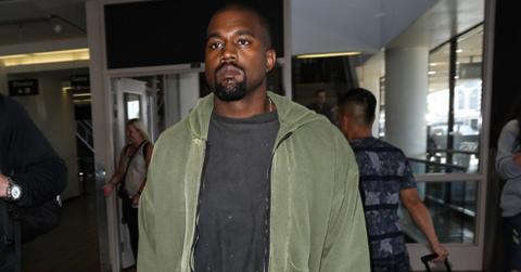 Kanye West seen at LAX Airport